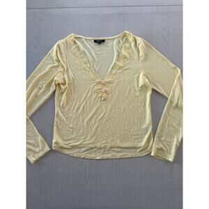 Self Esteem Y2K Coquette Balletcore Butter Yellow Oversized Tee Pastel Ethereal